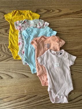 Assorted set of Baby Girl Summer Onesies